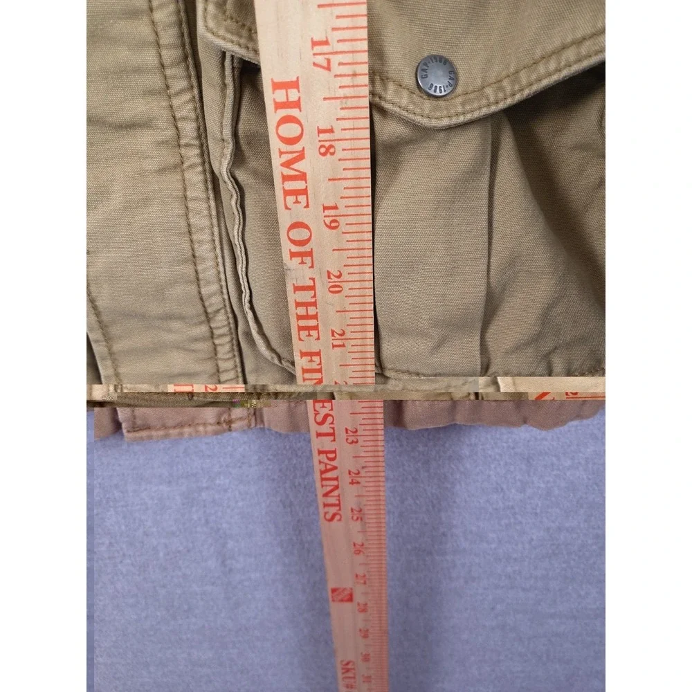 Gap Kids Boys M 8 Field Jacket Lined Hooded Beige Barn‎ Chore Utility Gorpcore
